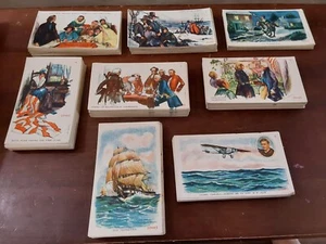 Juego de 8 tarjetas de historia americana de Ohio State Life Insurance Co de colección Betsy Ross - Imagen 1 de 13