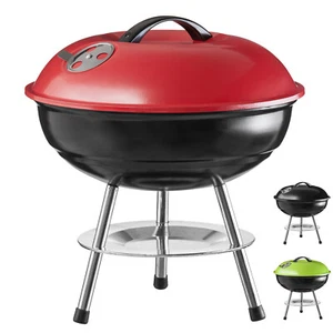 Parrilla de bolas MICRO BARBACOA parrilla de carbón compacta acero inoxidable barbacoa de mesa - Imagen 1 de 8