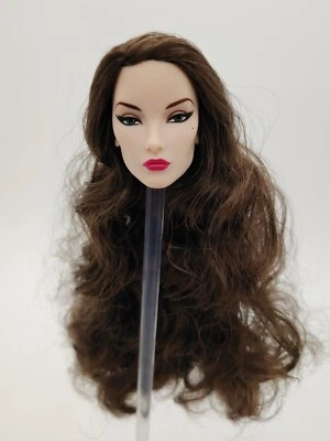 Moda Royalty Crema Piel Cabello Marrón Reroot Elyse Jolie Integridad FR Cabeza de Muñeca Foto 1 de 4