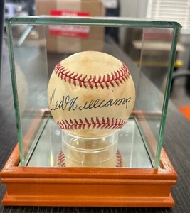 Rawlings Ted Williams Single Signed Baseball - JSA Authentication - Picture 1 of 5