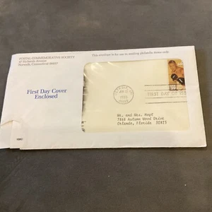 JOE LEWIS 1st Day Cover "The Brown Bomber" June 22, 1993 - Picture 1 of 8