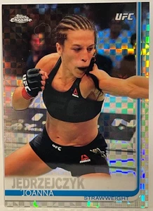 JOANNA JEDRZEJCZYK 2019 TOPPS UFC CHROME X-FRACTOR #81 - Picture 1 of 3