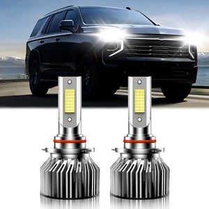 For Chevrolet Tahoe 1995-21 2x LED Headlight High Bulbs Kit 6000K White 10000lm - Imagen 1 de 10