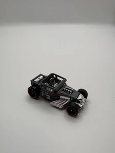 2019 HOT WHEELS BONE SHAKER #3 GRAU 1:64 DIECAST 3 3/8" HOT ROD AUTO MIT ROT WEISS - Bild 1 von 7