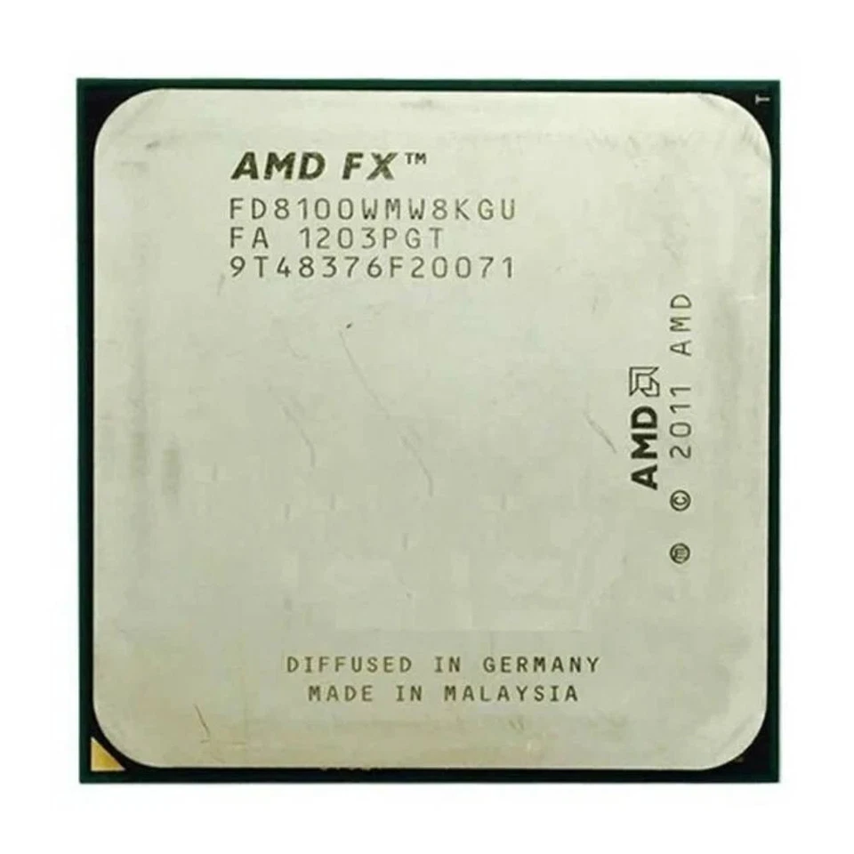 AMD FX-8100 CPU 3.1GHz Socket AM3+ 95W Processor - Image 1 of 1