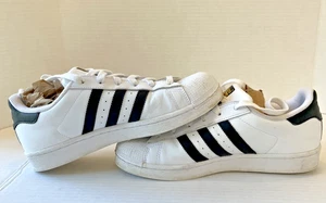 Adidas Women’s Superstar Size 7 White Black Stripes Classic Sneaker Shoes - Picture 1 of 12