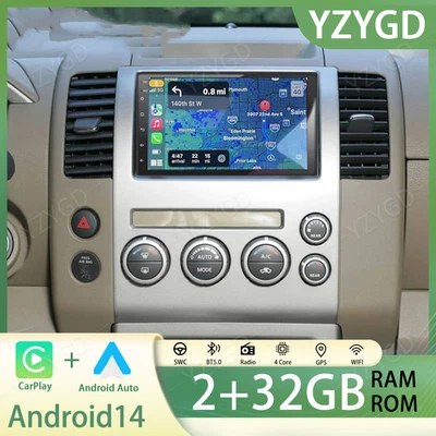 For Nissan Pathfinder 2005-2010 7" Car Radio Stereo Android 14 Carplay GPS WIFI - Image 1 of 4