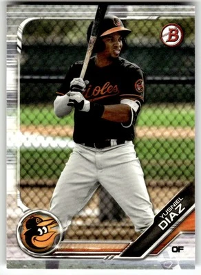 2019 Bowman #BP-109 Yusniel Diaz Prospects Baltimore Orioles Baseball - Image 1 of 2
