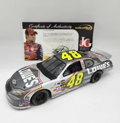 Jimmie Johnson #48 Lowe's RARE #0000 JGI PRE-PRODUCTION SAMPLE with Certificate - Image 1 of 4