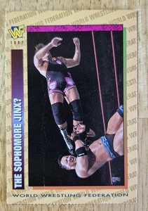 The Sophomore Jinx? | 1997 WWF Magazine Card #122 Rocky Maivia *HAS CREASE* - Picture 1 of 2