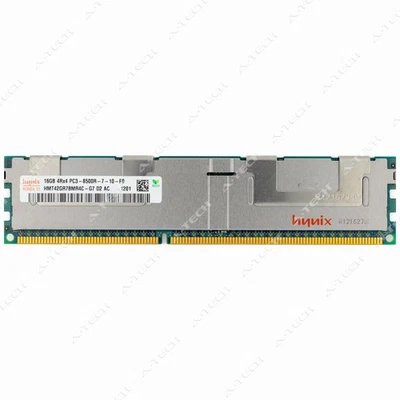 Hynix 16GB DDR3-1066 PC3-8500 4Rx4 ECC RDIMM Server Memory RAM HMT42GR7BMR4C-G7 - Image 1 of 2