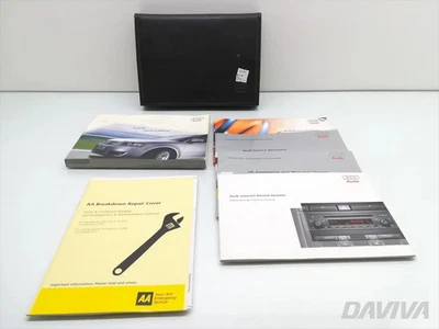 Audi A3 Manual del propietario Estuche tipo billetera con libro de mano 2003 -- - Imagen 1 de 4