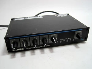 Shure SCM268 Black Microphone Mixer w/ Power Cord - Bild 1 von 3