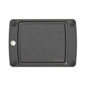 All-In-One Cutting Board with Non-Slip Feet and Juice Groove, 10" × 7", Slate... - Picture 1 of 5