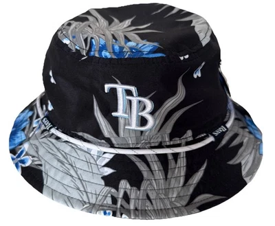 Sombrero de cubo floral marca Tampa Bay Rays adulto día de juego 47 OSFM (nuevo con etiquetas) Foto 1 de 4