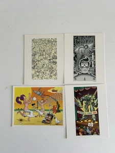 Futurama 4 Rare Postcard Lot 2008 Fox studio promo 6x4” BUNDLE Adult Swim - Picture 1 of 6