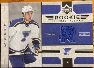 2006-07 Upper Deck Rookie Materials D.J. King #RM-DK St. Louis Blues - Picture 1 of 2