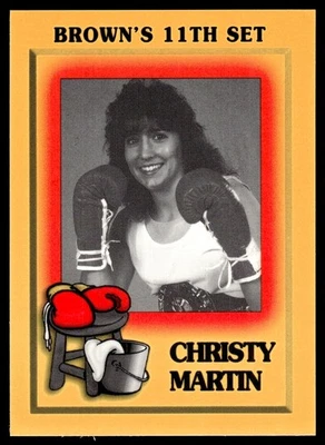 1997 Brown's Boxing 11th Set NmMt Christy Martin #50 - Image 1 of 2