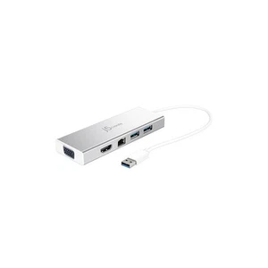 j5create Dual Monitor Docking Station for PC/Mac Multicolored (JUD380) - Picture 1 of 4