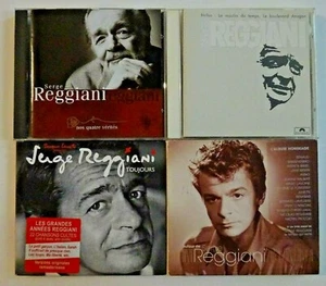 SERGE REGGIANI ♦ lot 4 x CD Albums ♦ inclus BEST OF, INEDITS, reprise Renaud - Picture 1 of 9