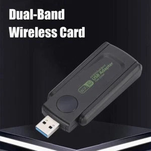 Adaptateur WiFi 5G, carte réseau USB, récepteur sans fil pour ordinateur po V7 - Photo 1/9