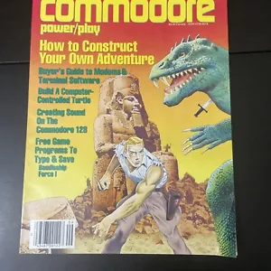 Vintage Commodore Power/Play Commodore Microcomputers Magazines 1985 Power Play - Afbeelding 1 van 3