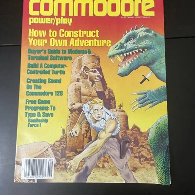 Vintage Commodore Power/Play Commodore Microcomputers Magazines 1985 Power Play - Изображение 1 из 3