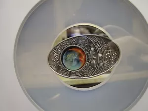 2012 FIJI .925 Silver Prophecy of Maya Calendar Apocalypse Coin NGC PF69 mayan - Picture 1 of 11
