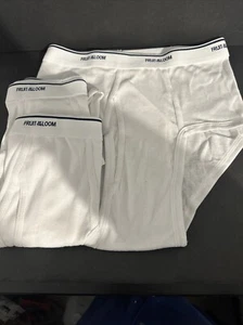Fruit Of The Loom Herren Slip Classic Weiß 3er Pack Medium 32-34 Neu ohne Etikett - Bild 1 von 5