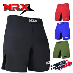 MRX MMA Shorts UFC Cage Fight Fighter Grappling Kick Boxing Muay Thai Mens Short - Picture 1 of 30