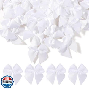 Yoyokid 50 Pcs 1.5" Mini Satin Ribbon Bows, Tiny Crafts Bows Decoration for D - Picture 1 of 5