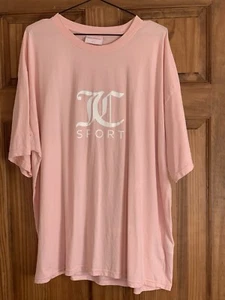 Juicy Couture Sport 100% Cotton pink T- Shirt 3XL/20 (New Without tags) - Picture 1 of 4