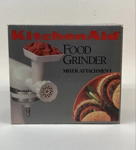 Kitchen Aid White Food Grinder Stand Mixer Attachment Model FGA - Opened Box - Picture 1 of 9