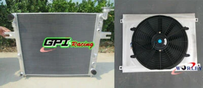 For JEEP GRAND CHEROKEE 4.7L V8 1999-2005 aluminum radiator & shroud & fan Foto 1 de 4