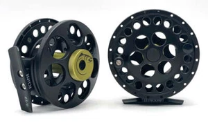Moonlit Eclipse Fly Reel Sealed Drag Olive/Matte Black Made In Korea - Picture 1 of 4