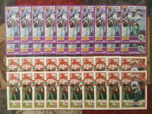 1989 Steve Walsh RC Lot Score Supplemental x20 & Topps Traded x20 Cowboys NM/MT+ - Bild 1 von 1