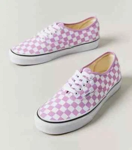 VANS Sneaker CHECKERBOARD Authentic Low Canvas PURPLE Men 7.5 8.5 Women 9 10 NIB - Picture 1 of 4