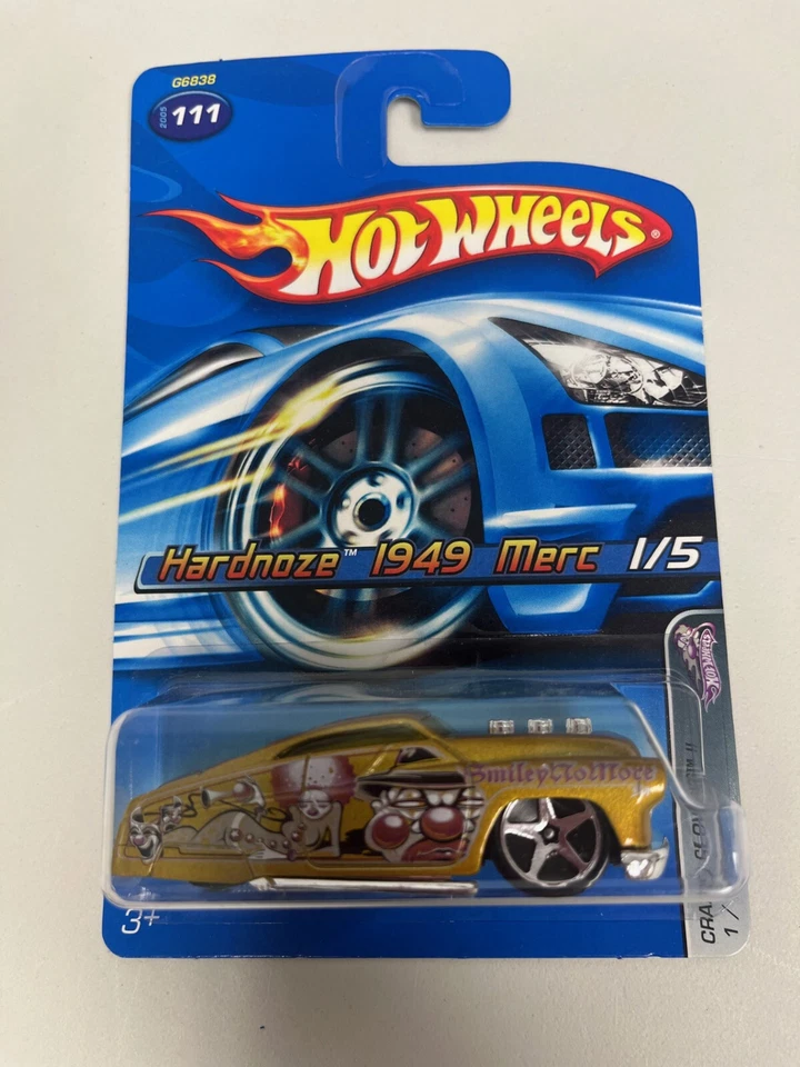 Hot Wheels 2005 Crazed Clowns II -Hardnoze 1949 Merc In Package. #111 Brand A102 - Image 1 of 2