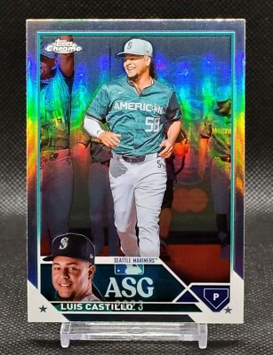 2023 Topps Chrome ASG Luis Castillo Refractor #ASGC-49 - Image 1 of 3