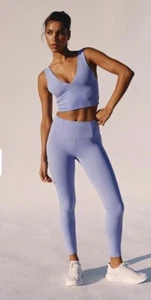 FREE PEOPLE MOVEMENT FP NWT Never Better 7/8 Length Heather Leggings Large - Picture 1 of 6