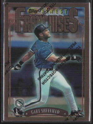 1996 Finest #309 Gary Sheffield - Image 1 of 2