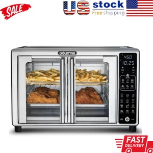 6 Scheiben Digital Toaster Ofen Luft Friteuse mit 19 One-Touch Voreinstellungen Edelstahl - Bild 1 von 7