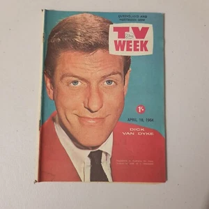 TV Week Brisbane 18 de abril 1964 Dick Van Dyke Beatles artículo Ringo Starr - Imagen 1 de 1