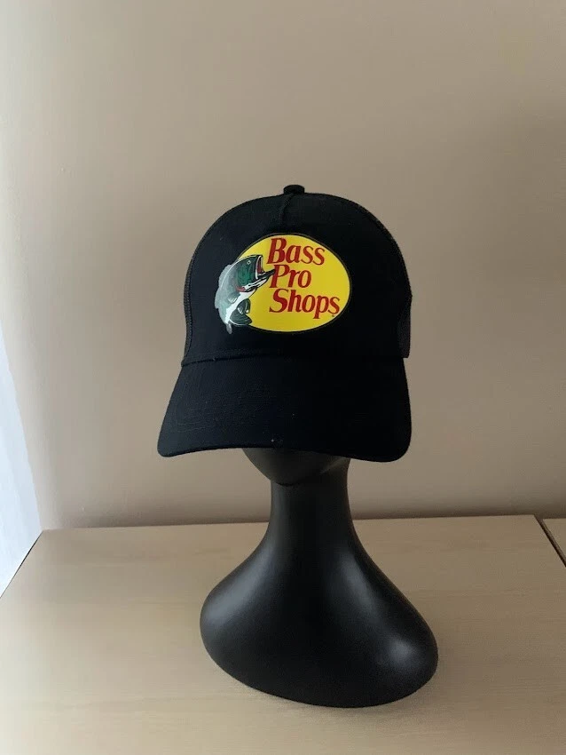 Бейсболка Bass Pro Shops — черная кепка дальнобойщика с сеткой сзади бейсболка один размер подходит большинству - Изображение 1 из 4
