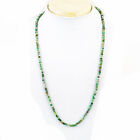 68.00 Cts Natural 20 Inches Long Peruvian Opal Round Cut Beads Necklace NK 74E59