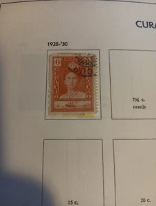 SELLOS POSTALES DE CURAZAO USADOS (OG26) 1928/1930 - Imagen 1 de 1