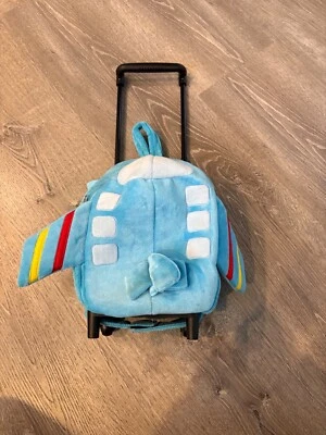 Equipaje con ruedas de avión para niños pequeños nunca usado Foto 1 de 3