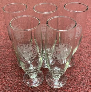 Gibson Pilsner Glass Set of 5 (Vintage New Old Stock) - Picture 1 of 2