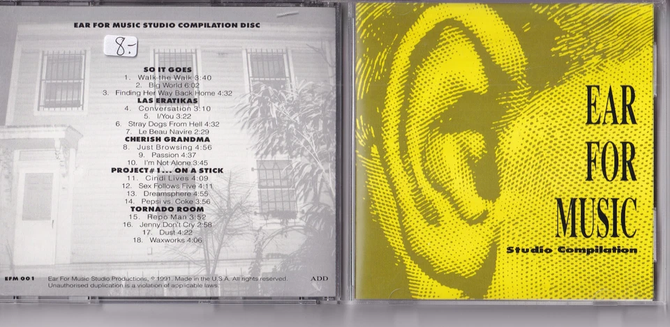 V.A.- Ear For Music, Studio Compilation CD 1991 / near mint - Bild 1 von 1