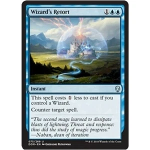 WIZARD'S RETORT NM Dominaria mtg Blue - Instant Unc - Picture 1 of 1